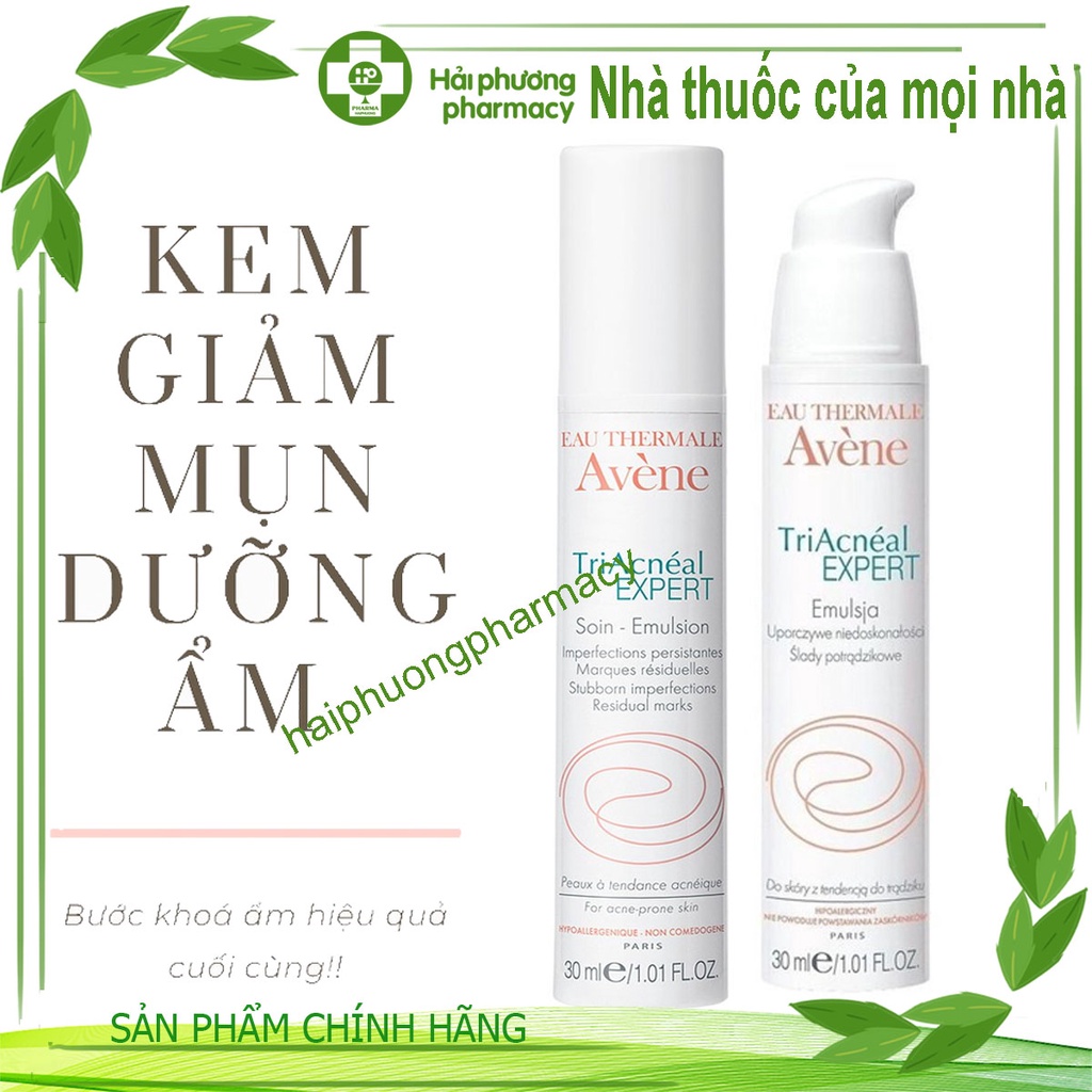 Kem Làm Giảm Mụn Trứng Cá Và Vết Thâm Eau Thermale Avene Triacneal Expert Emulsion 30ml