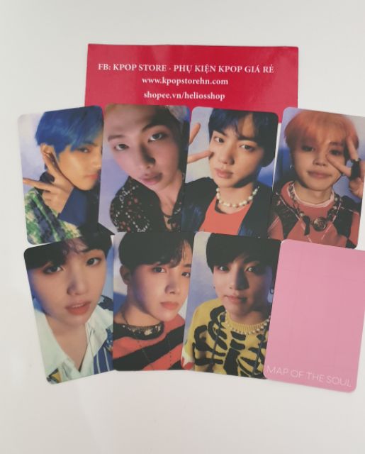 Set card BTS persona, poscard persona unoff