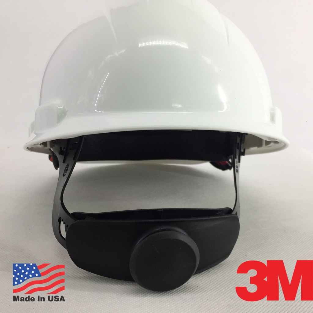 Mũ bảo hộ 3M™H-701R, Màu Trắng, Nút vặn điều chỉnh tiện lợi [FFD]