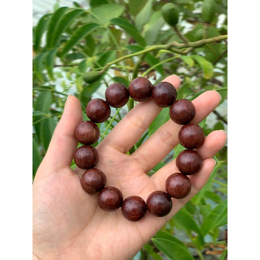 vòng đeo tay gỗ cẩm lai có mùi thơm 10 ly 12 ly