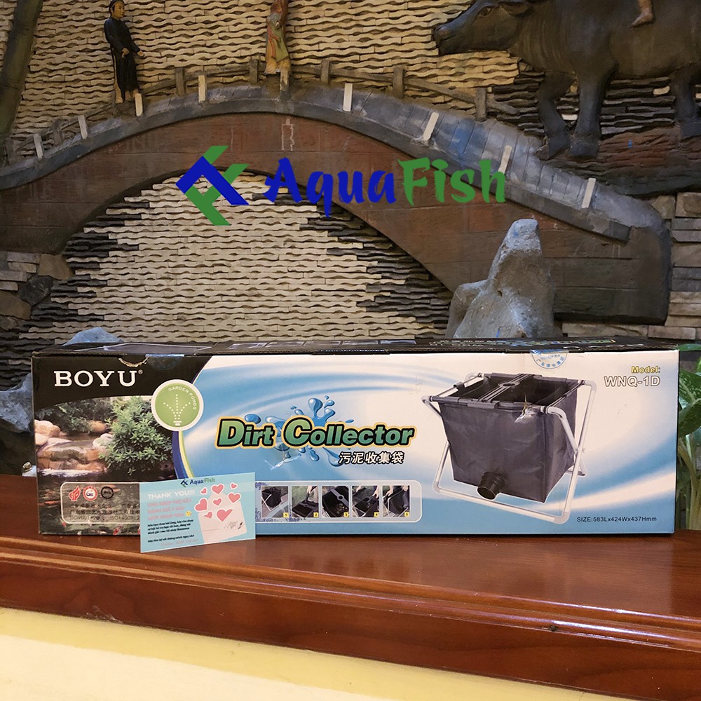 Sọt Lọc Vệ Sinh Hồ Cá Koi BOYU WNQ-1D (giúp lọc cặn, bụi bẩn từ máy hút đáy giúp tiết kiệm nước)