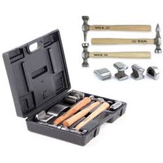 Bộ đe và búa làm đồng 7 chi tiết yato yt-4590