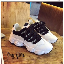 (FREESHIP 99.000đ) Giày thể thao nữ giày sneaker nữ Hàn Quốc (sport) | BigBuy360 - bigbuy360.vn