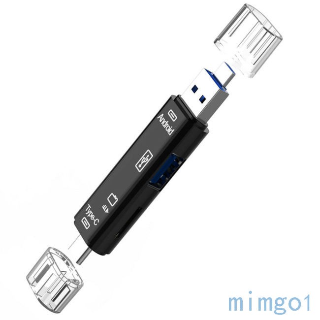 Mới Đầu Đọc Thẻ Nhớ Đa Năng Chuyển Đổi Từ Type-c Sang Tf Usb 2.0