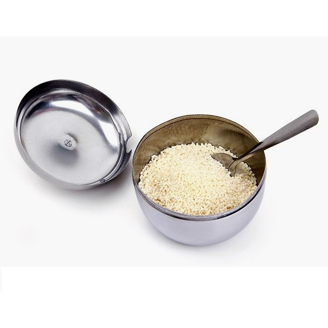 COMBO 04 HŨ ĐỰNG GIA VỊ HÌNH QUẢ TÁO NGỘ NGHĨNH - BX6990 - BX0886