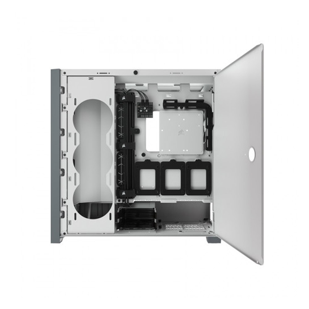 Vỏ Case CORSAIR 5000D TG White/CC9011209WW Hàng chính hãng