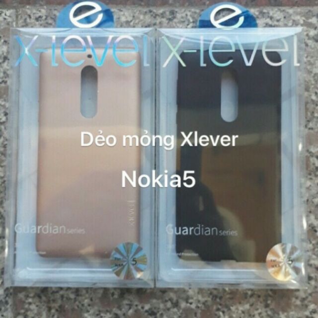 Ốp dẻo xlevel màu cho Nokia 5