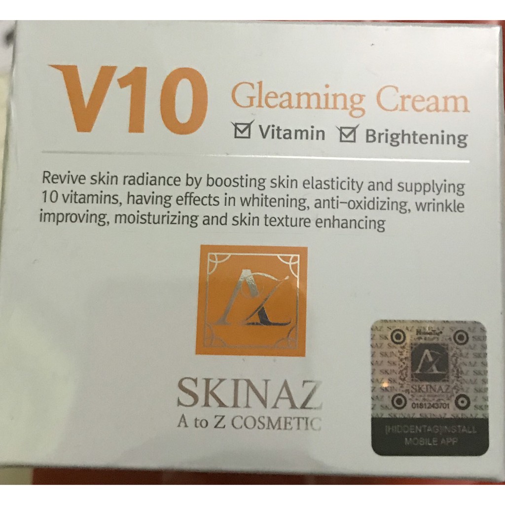 MẪU MỚI 2020 - Kem V10 Skinaz Hàn Quốc