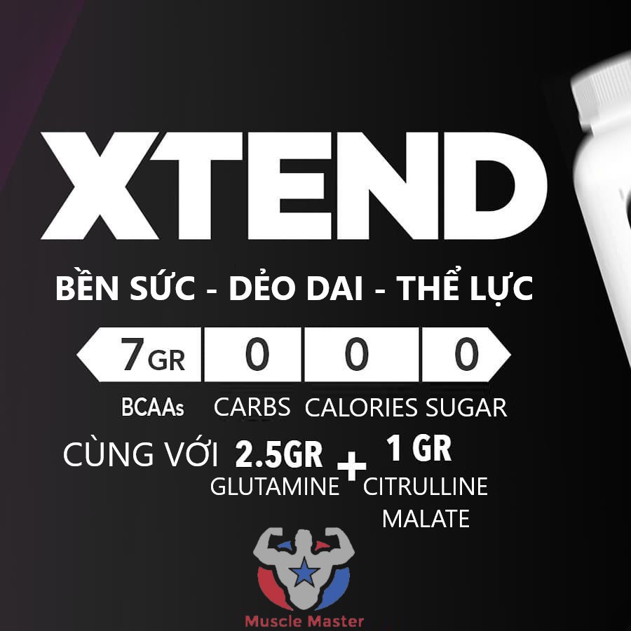 Thực Phẩm Bổ Sung Phục Hồi Cơ Xtend BCAA 90 Lần Dùng