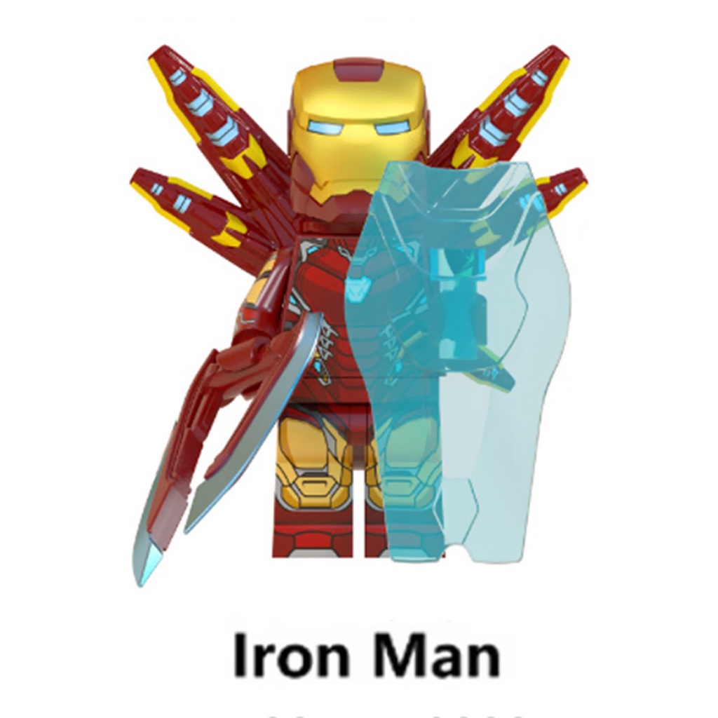 Đồ chơi lắp ráp nhân vật lego avenger mẫu Ironman,War Machine,Thor &amp; Docter Strange