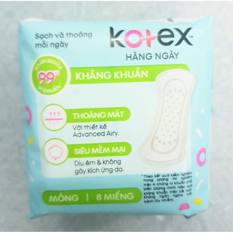 Băng vệ sinh Kotex (hàng ngày)