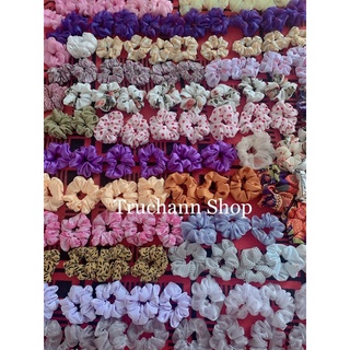 Sỉ 100 dây buộc tóc nữ scrunchies tự chọn mẫu