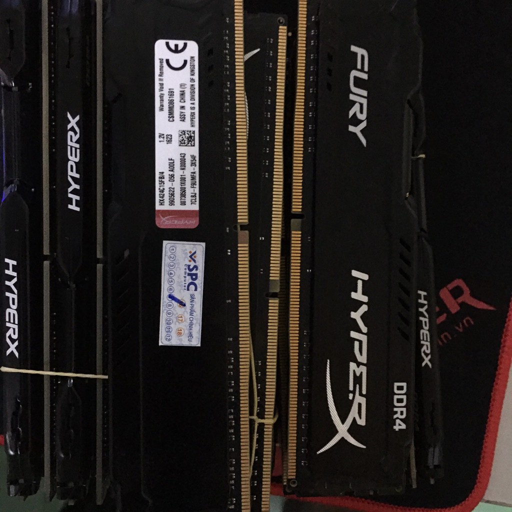 Ram 4G/DDR4/Bus 2133-2400 Kington Fury HyperX tản nhiệt- Hàng Chính Hãng Không kén main. | BigBuy360 - bigbuy360.vn