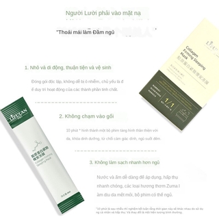 (Hàng Mới Về) Mặt Nạ Collagen Dưỡng Ẩm Ban Đêm Tiện Dụng Chất Lượng Cao