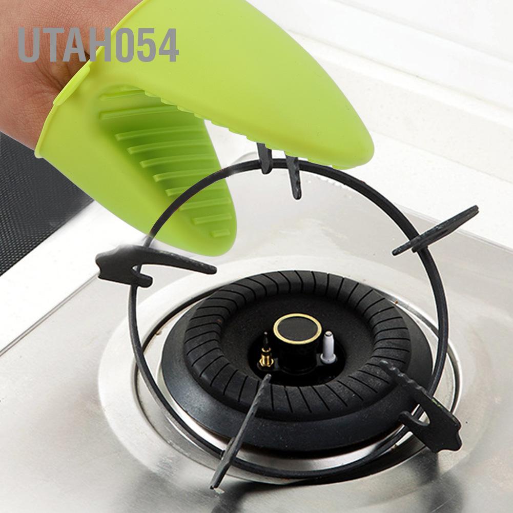 Găng tay kẹp nhấc nồi silicone cách nhiệt chống bỏng chống trượt hỗ trợ nấu ăn làm bánh dành cho nhà bếp