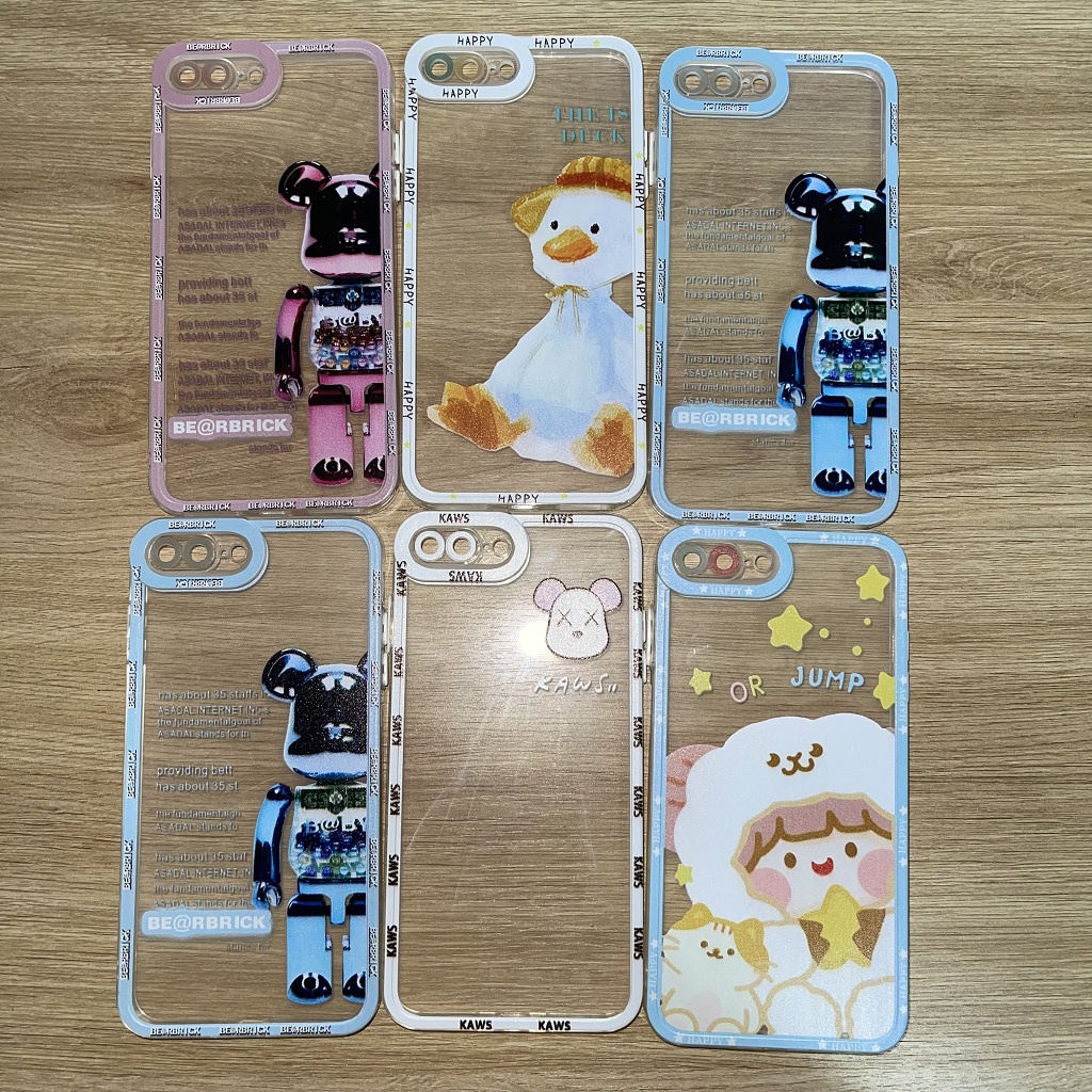 Ốp lưng Richkid iphone 6/ 6s/ 6 Plus/ 6s Plus/  7/ 8/ 7 Plus/ 8 Plus bảo vệ camera hình ảnh vui nhộn ấn tượng