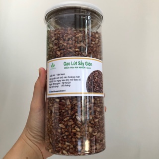 Gạo lứt sấy giòn gia vị hũ 300g