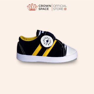 Giày Vải Tập Đi Bé Trai Bé Gái Đẹp Crown UK Royale Baby Walking Shoes Trẻ em Cao Cấp 032_833 Nhẹ Êm Size 3-6/1-3 Tuổi