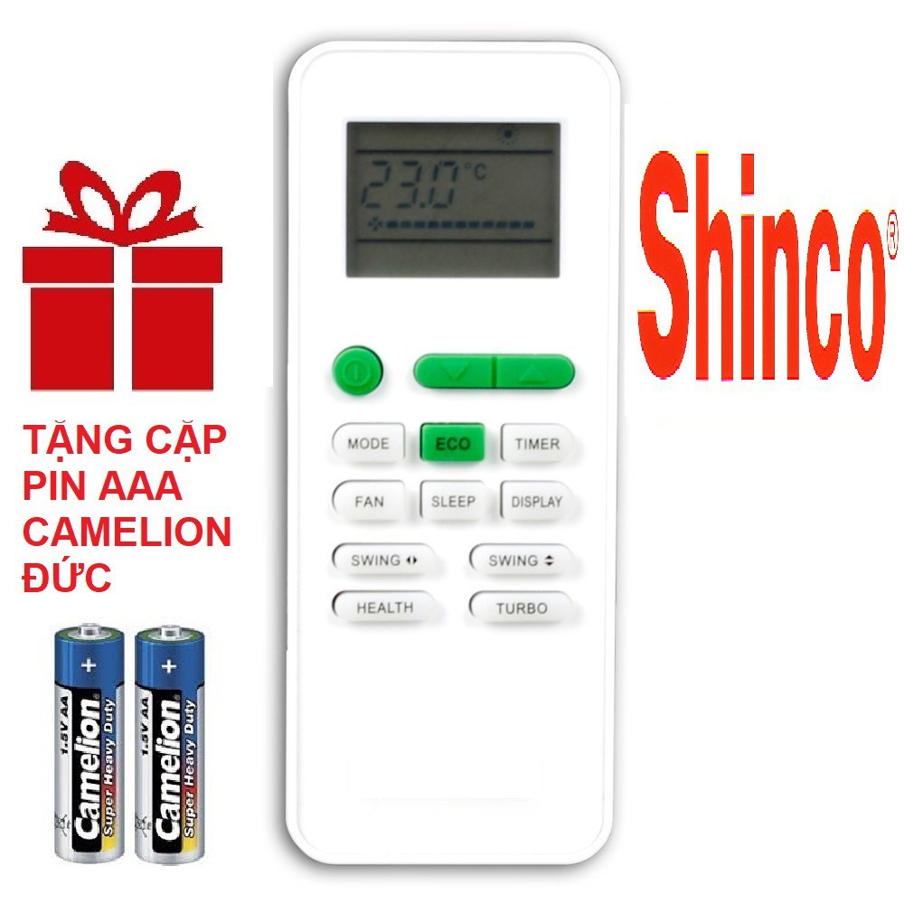 Remote máy lạnh SHINCO KFRD-26G - Điều khiển điều hòa SHINCO KFRD-26G