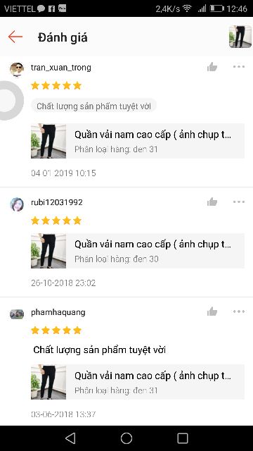 [ Xả khủng cuối nam]Quần vải nam ( sz 28-34) | BigBuy360 - bigbuy360.vn
