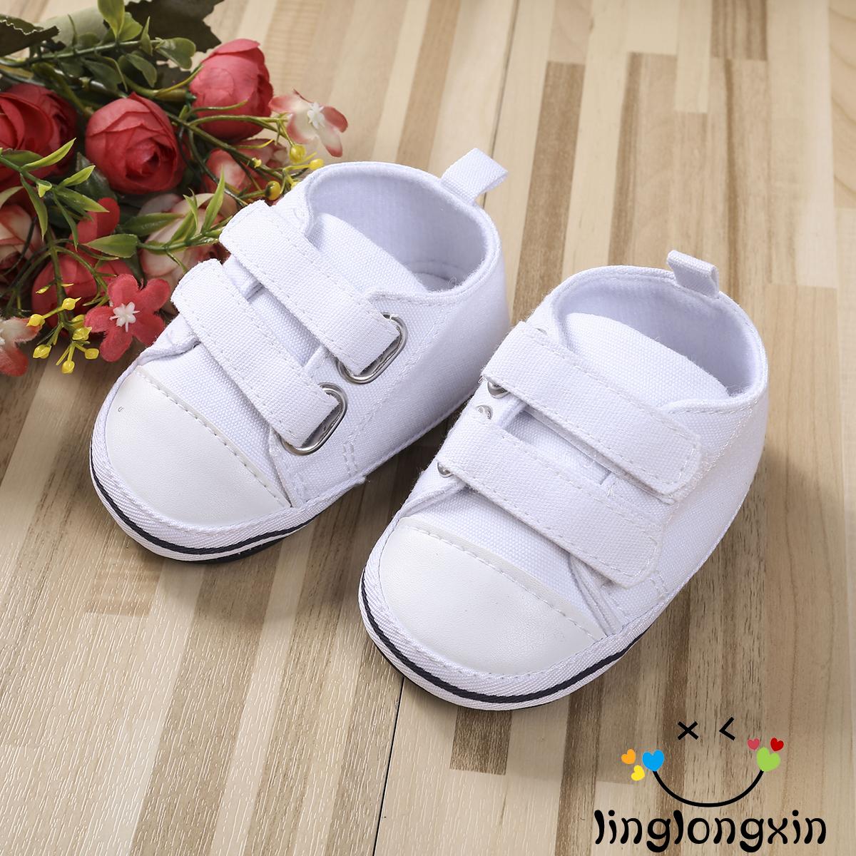 Giày Vải Canvas Chống Trượt Cho Bé Tập Đi