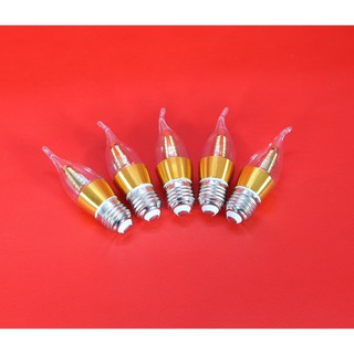 Bộ 2 bóng đèn LED C35 4w hình nến đổi màu đui E27 HL Lighting
