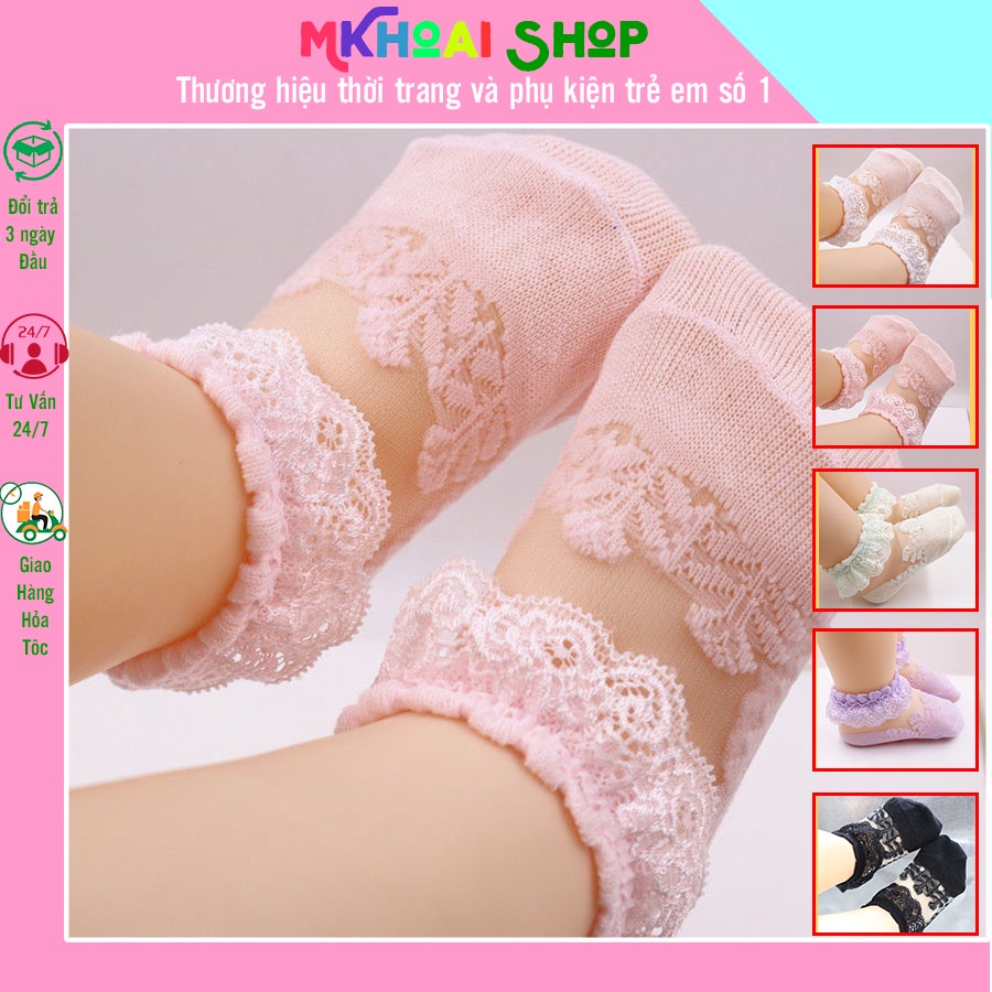 Tất Vớ Mùa Hè Cho Bé Gái | Vớ Sơ Sinh Bé Gái Mkhoaishop