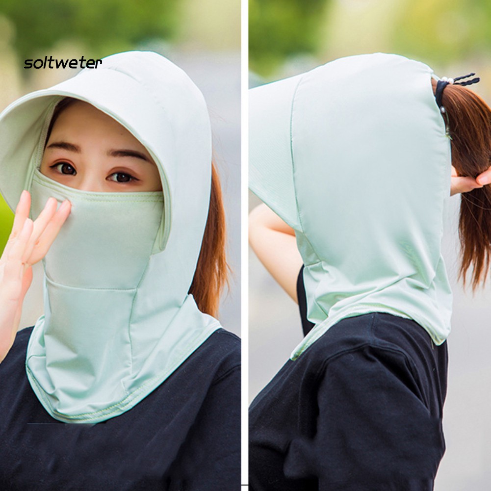 Mũ Vành Che Mặt Chống Nắng Thoáng Khí Cho Nữ