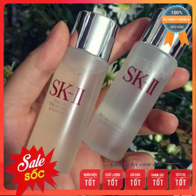 Combo nước hoa hồng và nước thần skii mini size nội địa Nhật Bản