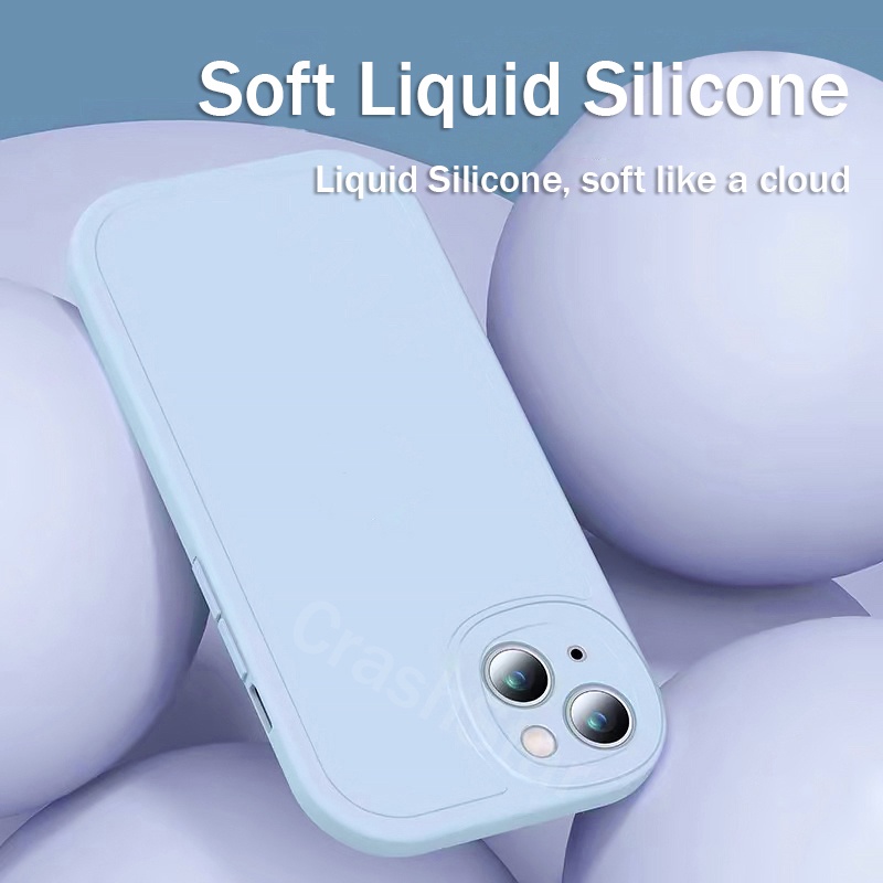 Ốp Điện Thoại Silicone Mềm Thiết Kế Mới Với Logo Cho iPhone 14 13 12 11 Pro MAX X XR XS MAX 8 7 Plus