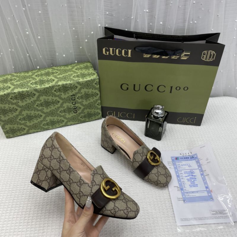 x Giày Mọi Cao Gót 5p Khoá Tròn Gc Da Mềm Êm Fullbox Bill Túi Cao Cấp