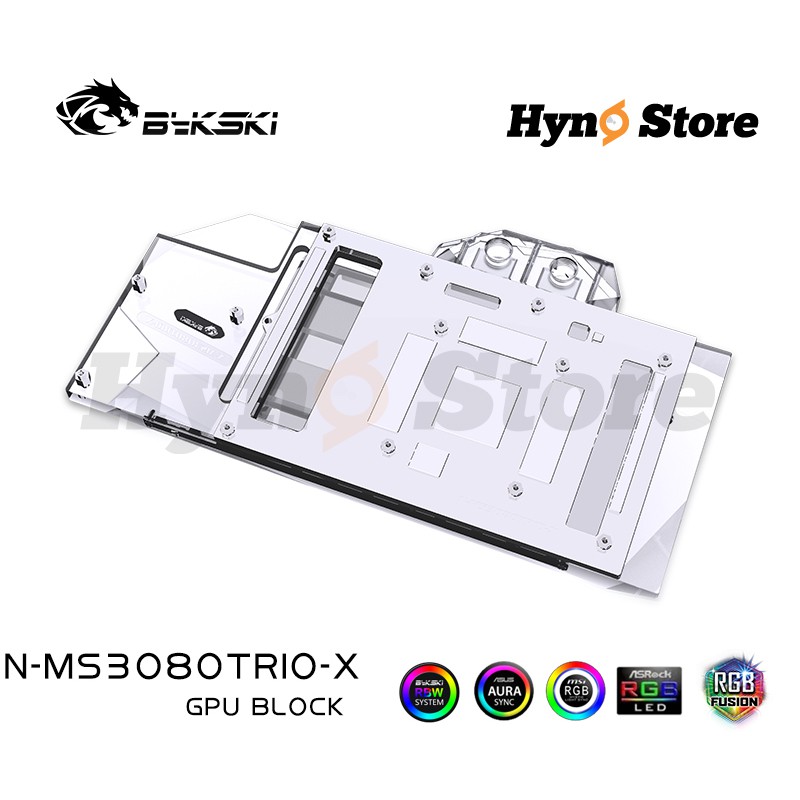 Block tản nhiệt nước MSI 3080 3090 Trio Gaming Tản nhiệt nước custom - Hyno Store