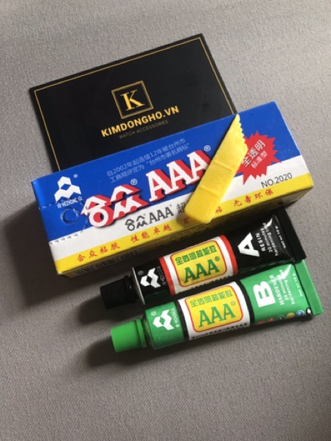 Ảnh thật 100% từ Kimdongho - Keo AB TRONG SUỐT SIÊU CỨNG SIÊU BỀN