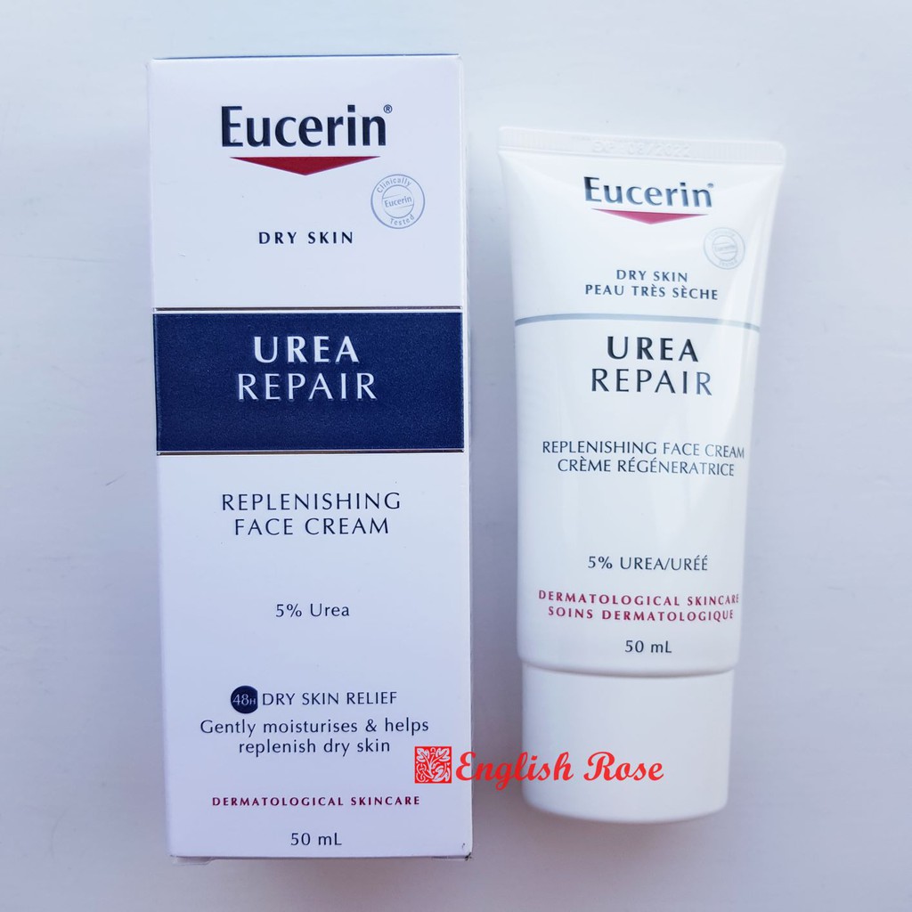 Kem dưỡng ẩm phục hồi da Eucerin Dry Skin Relief Face Cream Urea Repair 5%