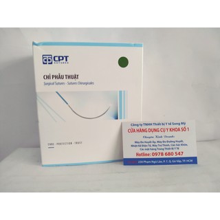 CHỈ PHẪU THUẬT 4/0 CARESILK (BLACKSILK) TAN -KIM TAM GIÁC
