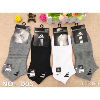 SET 6 ĐÔI TẤT ADIDAS CỔ NGẮN NAM SIÊU ĐẸP