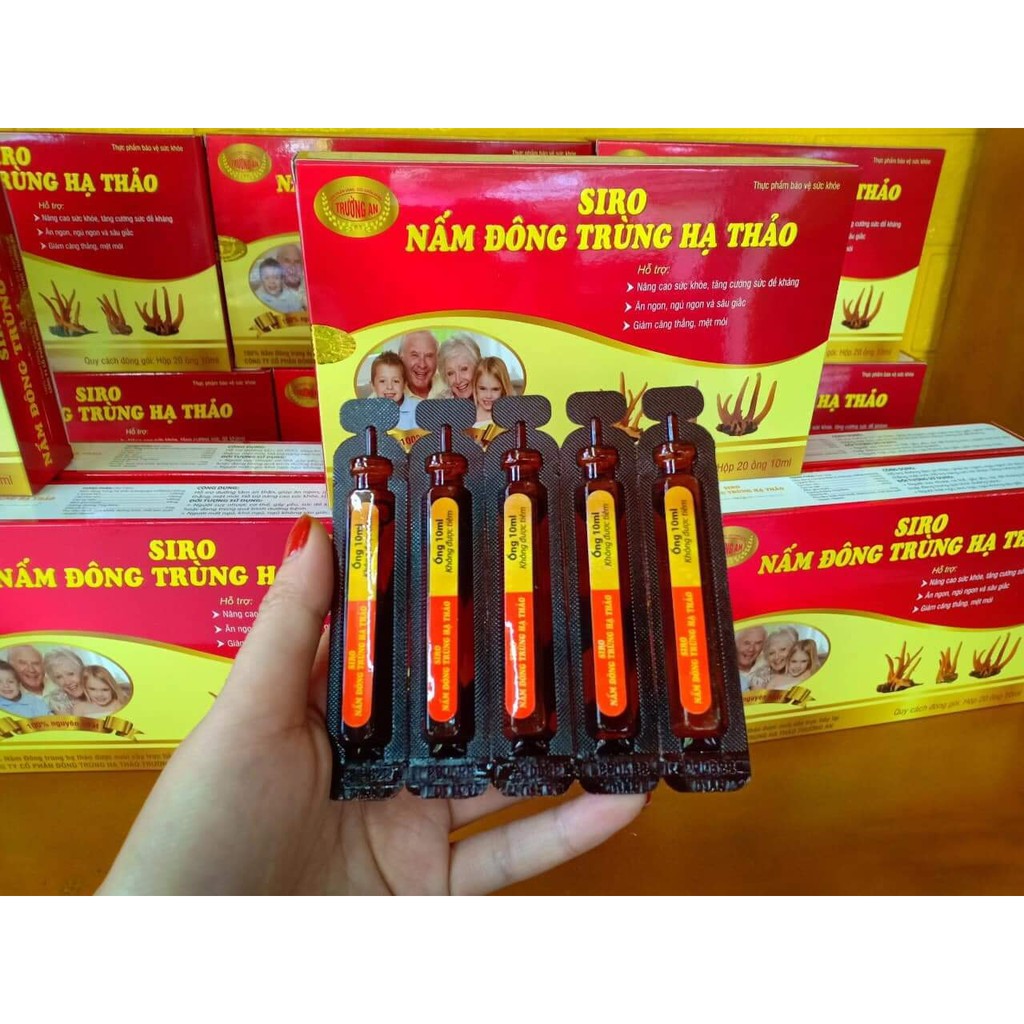 [Chất Lượng] Đông Trùng Hạ Thảo Trường An, Xiro nấm Đông Trùng Hạ Thảo, Hộp 20 ống | BigBuy360 - bigbuy360.vn