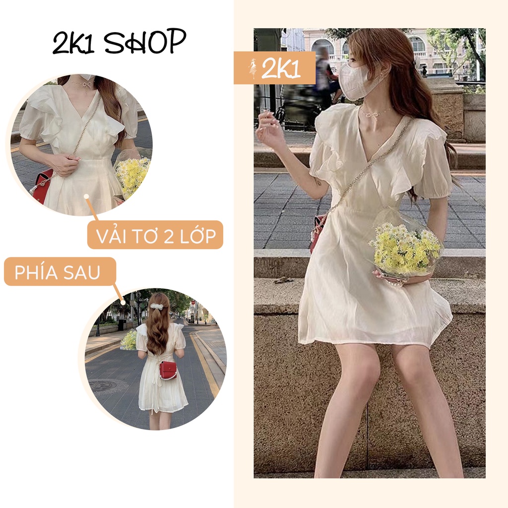Váy Tơ Bèo Tiểu Thư 2 Lớp Xinh Xắn