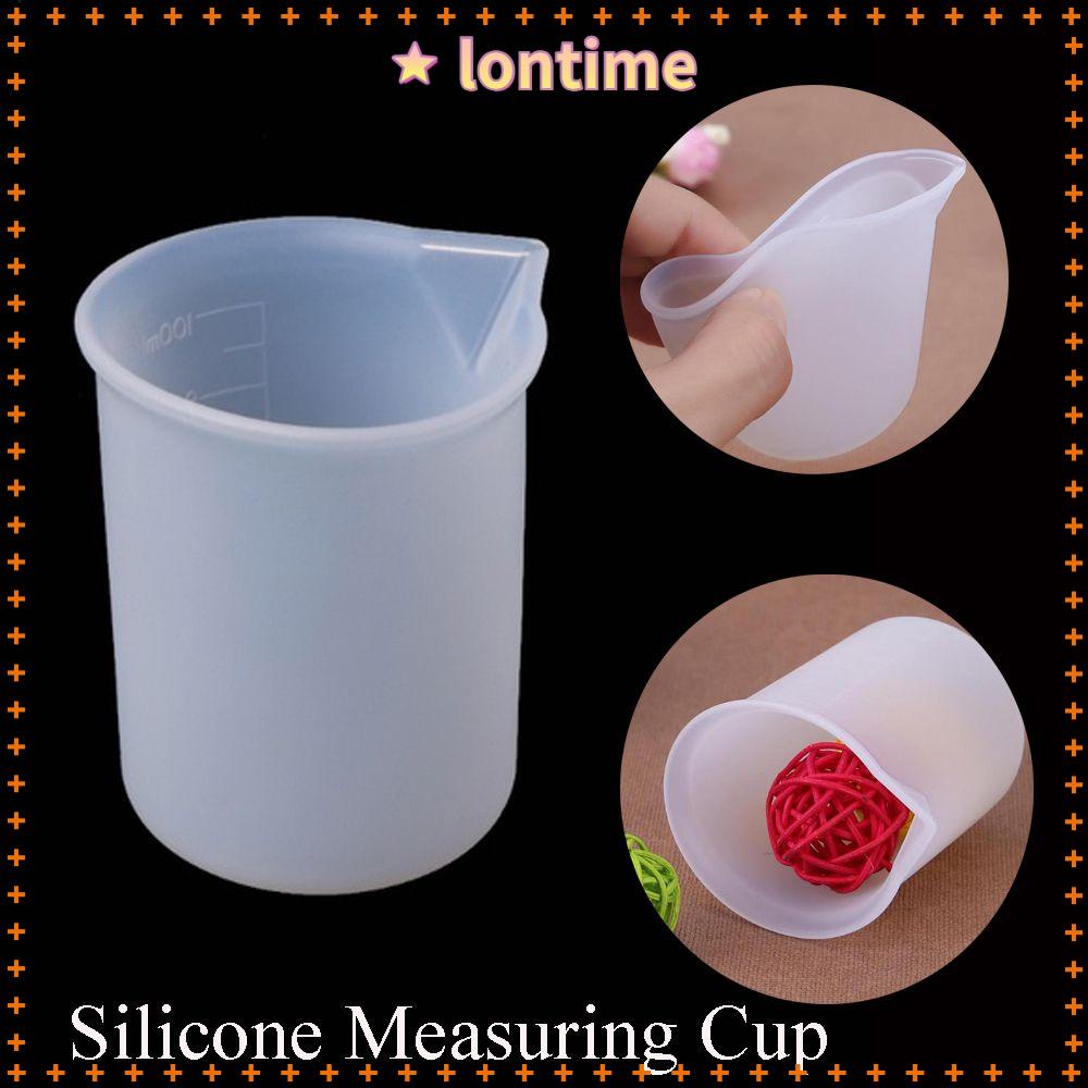 Cốc đo lường 100ml bằng silicon mềm có thể tái sử dụng dùng trong nhà bếp