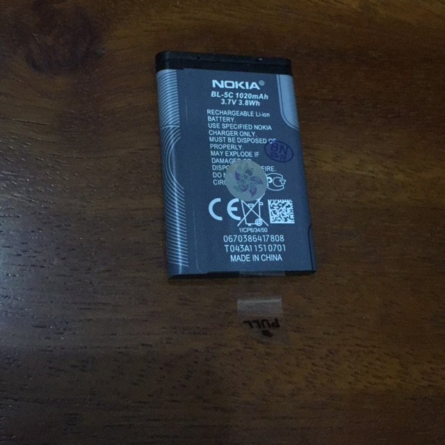 Pin nokia BL-5C cao cấp dùng cho 2600,2700c,2626,2610,7610...