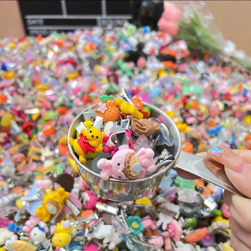 Kẹp Tóc Hoạt Hình Dễ Thương Cho Bé Gái