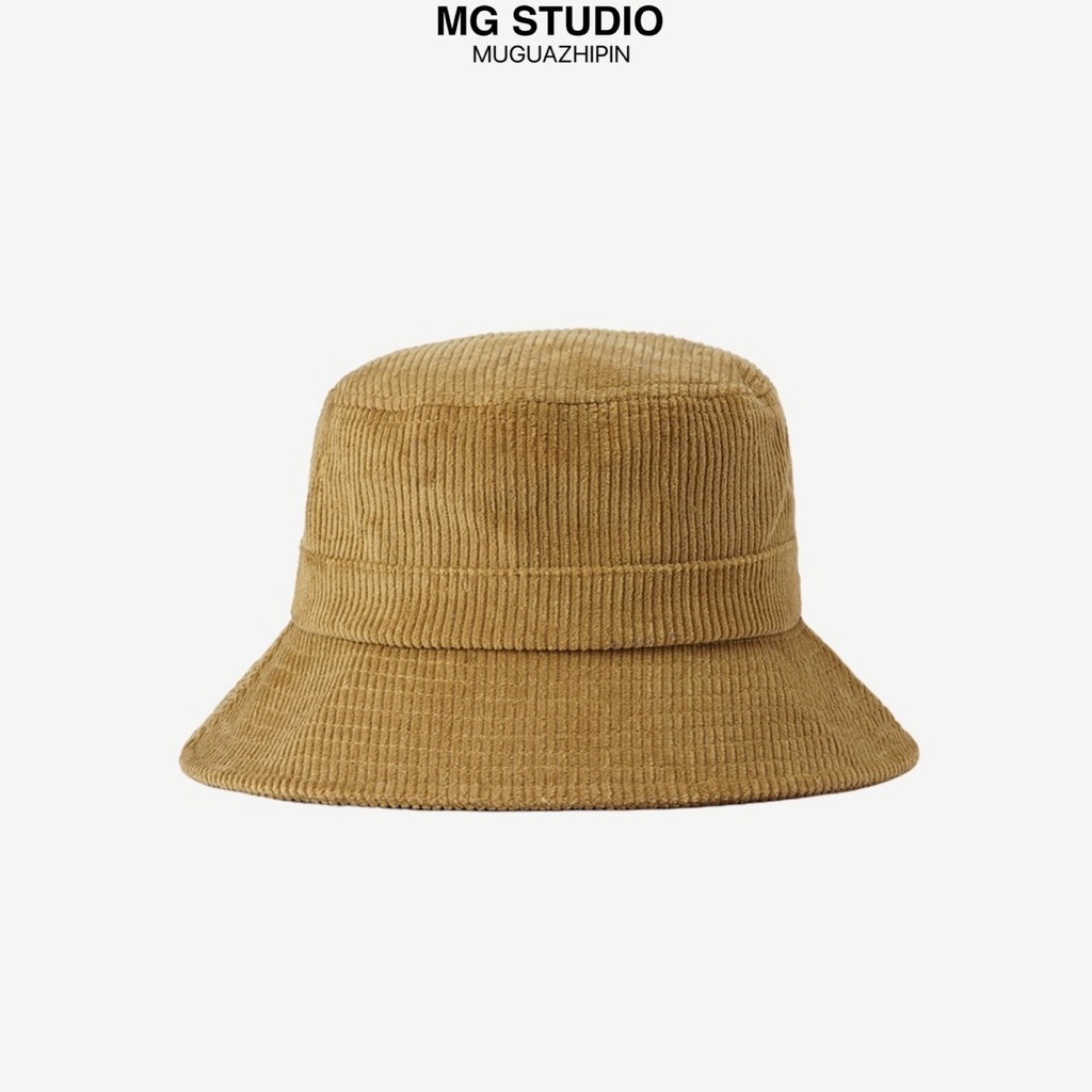 Mũ Tai Bèo MG STUDIO Vải Nhung Kẻ Cơ Bản 10 Màu Tùy Chọn