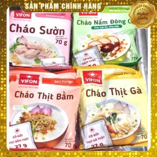 Cháo Thịt Vifon Có Gói Thịt Thật 70g