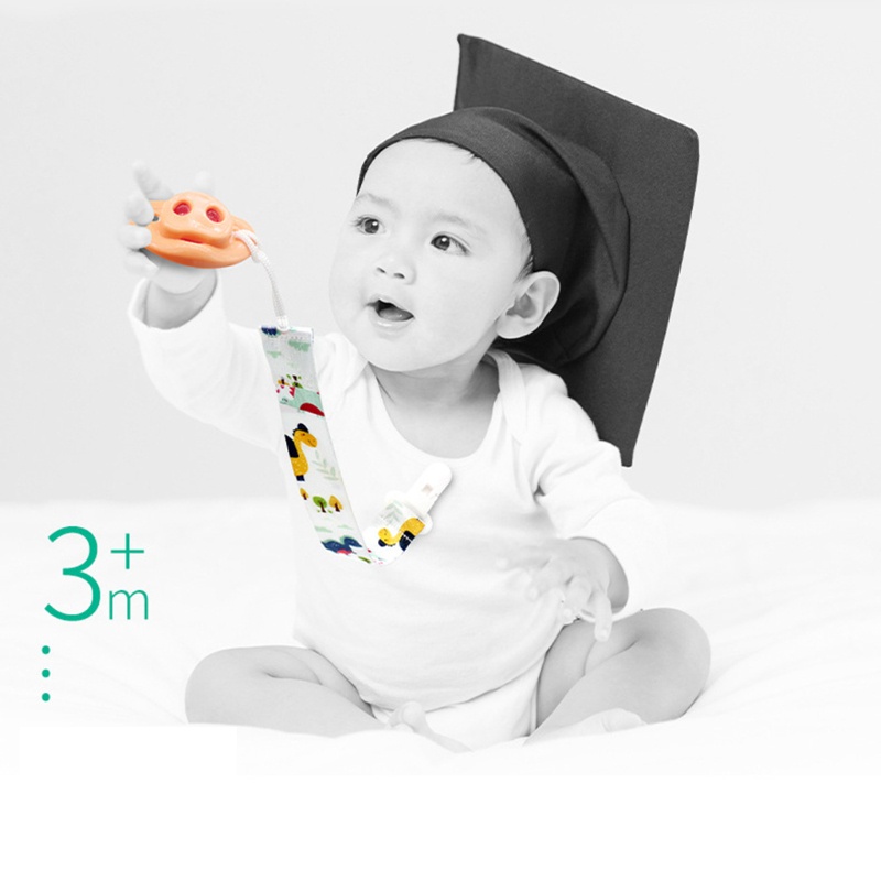 ✿ Dây Đeo Núm Vú Giả Chống Rơi Họa Tiết Hoạt Hình Dễ Thương Cho Bé