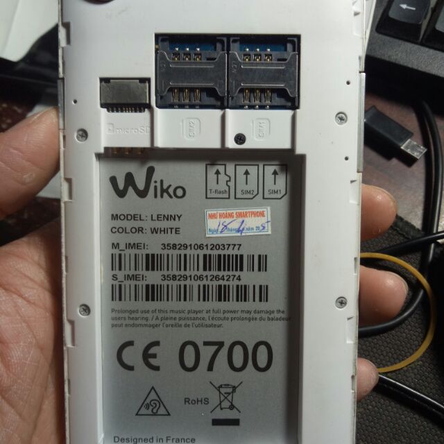 Điện thoại wiko lenny