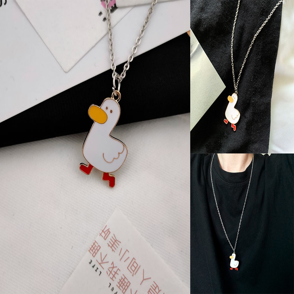 Vòng cổ mặt vịt hoạt hình dễ thương