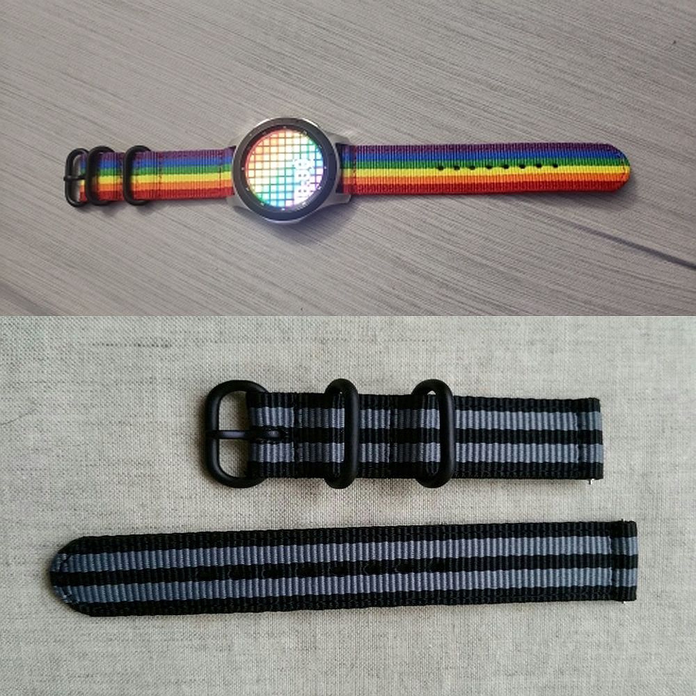 Dây đeo đồng hồ bằng nylon 20mm cho Xiaomi Huami Amazfit GTS/GTR 42mm