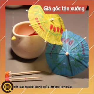 Dù giấy trang trí ( hộp 95 -100 cây) - Phụ kiện trang trí bánh kem bánh sinh nhật HUY HOÀNG