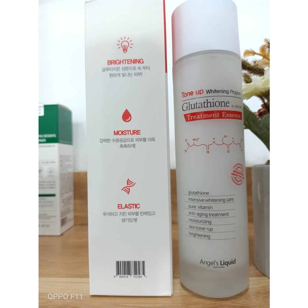 Nước hoa hồng trắng da Angel's Liquid Glutathione Toner 150ml Auth Hàn Quốc