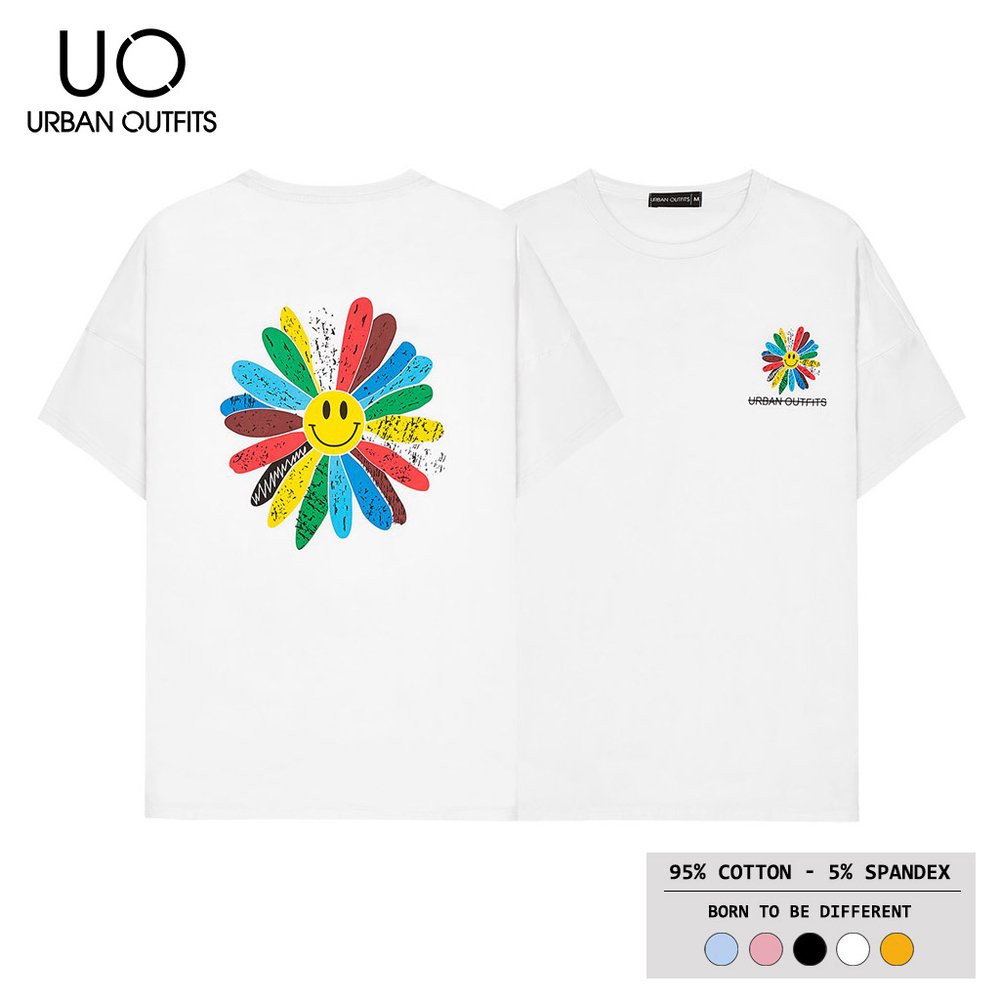 Áo Thun Tay Lỡ Nữ Nam Form Rộng URBAN OUTFITS Loang Màu In Grand Mad ATO22 100% Cotton